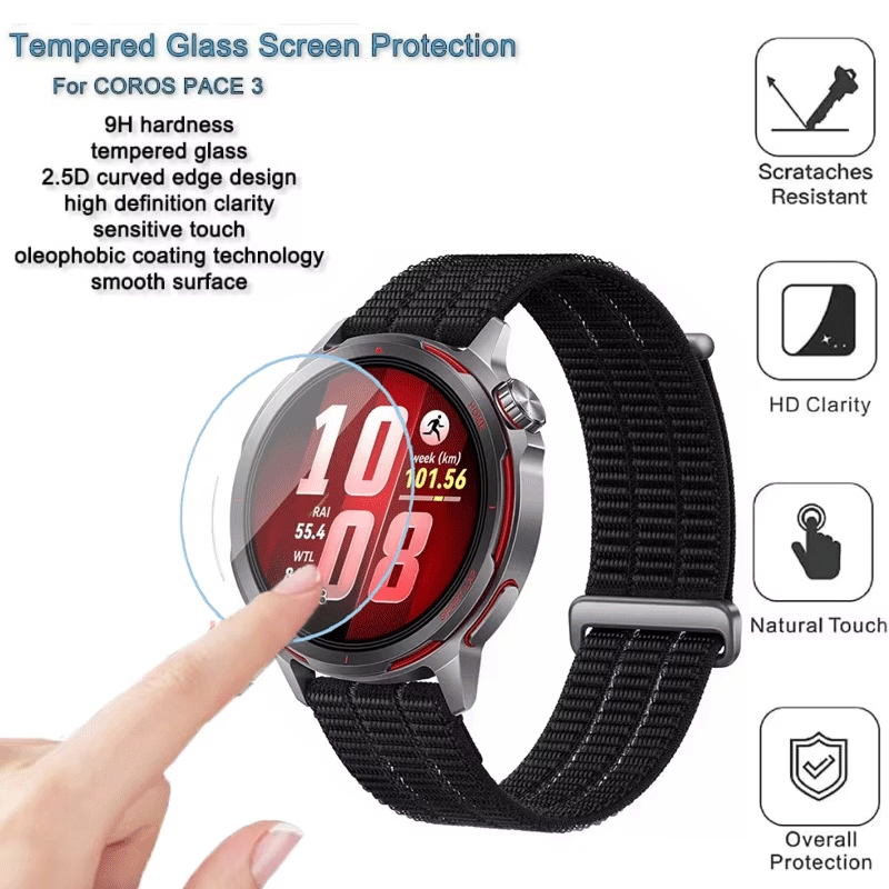 กระจกนิรภัยป้องกันหน้าจอสำหรับ Huawei Watch GT Runner 2 รูปที่ 3