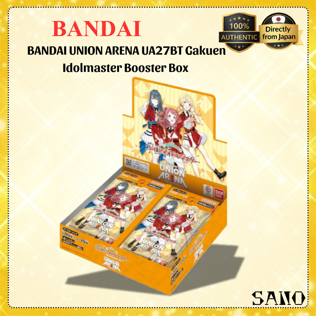 BANDAI UNION ARENA UA27BT Gakuen Idolmaster Booster Box Trading Card Set