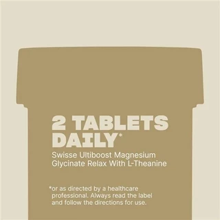 Swisse Ultiboost Magnesium Glycinate Relax + L-Theanine Day 60 Tablets