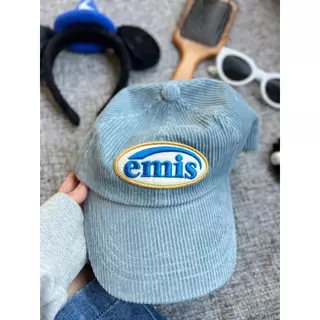 NEW LOGO EMIS CAP(RENEWAL)-BLACKแท้ พร้อมส่ง หมวกเบสบอล สไตล์คู่รัก