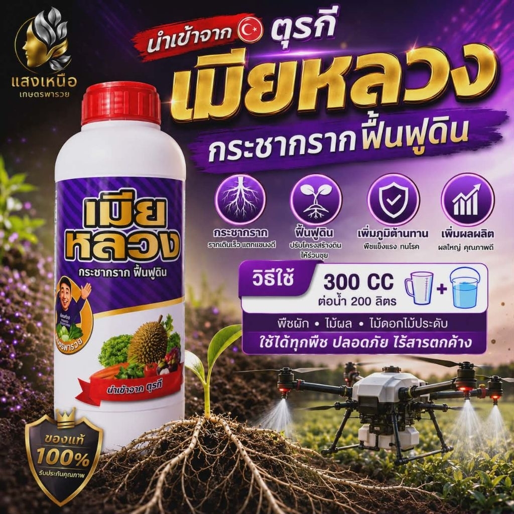 เมียหลวง เร่งราก ฟื้นฟูดิน