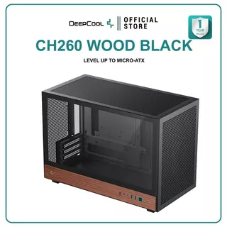 เคสคอมพิวเตอร์ DEEPCOOL - PC CASE M-ATX CH260 / CH260 WHITE รับประกันสินค้า 1 ปี