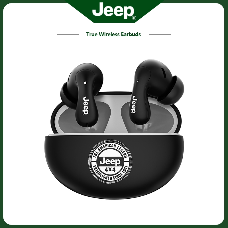 Jeep EW121 หูฟังบลูทูธไร้สาย เสียงดี HiFi HD Calls สมาร์ททัช กันน้ำ หูฟังบลูทูธ พร้อมไมโครโฟน