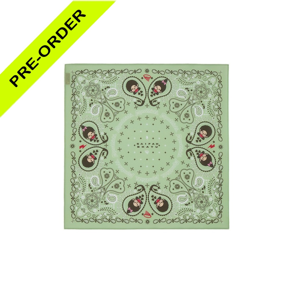 (DROP 2) PAISLEY BANDANA SCARF - GREEN (PRE-ORDER พร้อมส่ง 23 มิ.ย.)