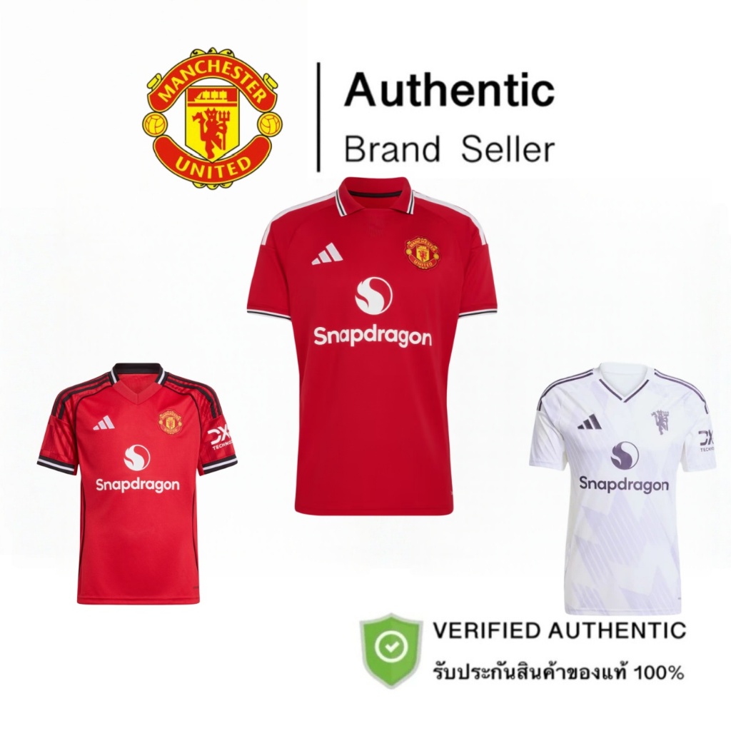ส่งสินค้าทันทีManchester United 26/27 25/26 Home Authentic Jersey มีหลายไซซ์ให้เลือก ครบทุกขนาด