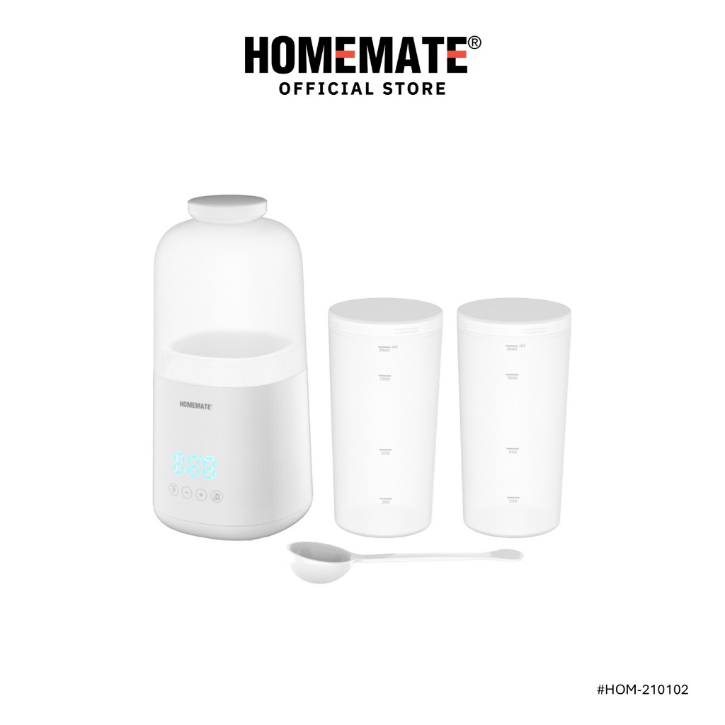 HOMEMATE เครื่องทำโยเกิร์ต 1 ลิตร HOM-210102