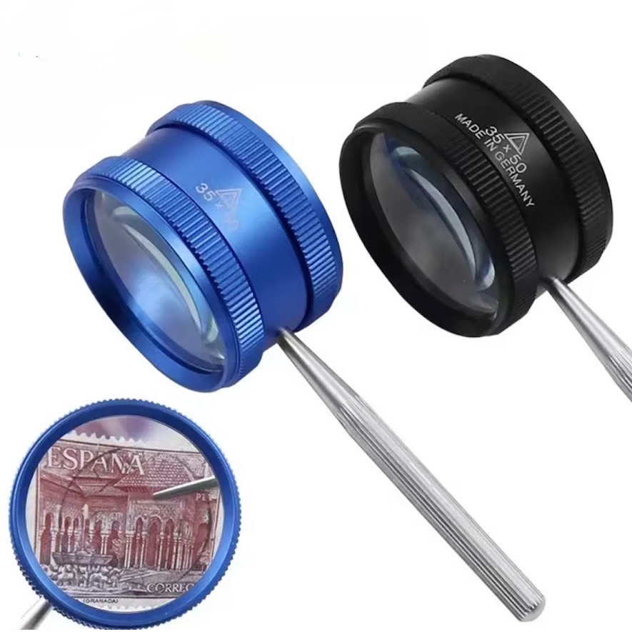ที่ถอดออกได้ 35X มือถือแว่นขยาย Optical Double-Layer แว่นขยายขนาดเล็กพกพาแว่นขยาย Loupe เครื่องประดับ