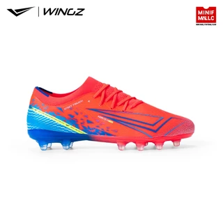 รองเท้าสตั๊ด Wingz รุ่น Vortex Neon Pink 2026 รองเท้าฟุตบอล ผ้า Knit Touch กระชับเท้า น้ำหนักเบา สวมใส่สบาย