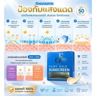 กันแดดดิตจิตอล แฟรี่โกลด์ ซันสกรีน กันแดดหน้า
