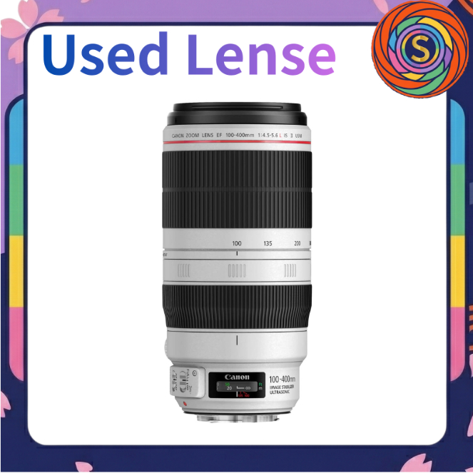 【Secondhand】Canon EF 100-400mm F4.5-5.6L IS II USM Super Telephoto Zoom L Lens EF Mount Full Frame D