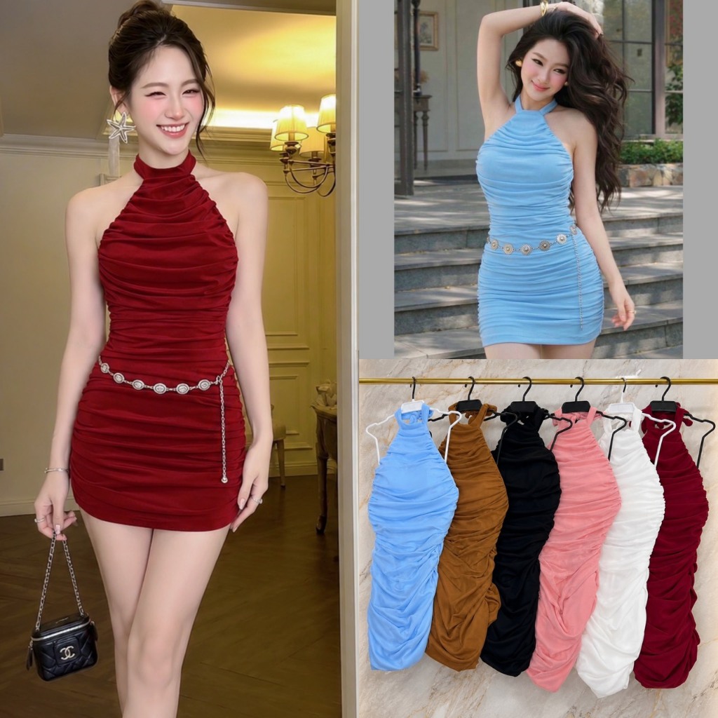 ชุดPRชุดกลางคืนชุดรัดรูป#H324