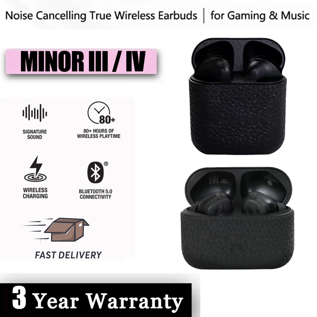 【รับประกัน 3 ปี】MiNOR III/IV หูฟังบลูทูธ หูฟังไร้สาย หูฟังตัดเสียงรบกวน เบสหนัก หูฟังบลูทูธไร้สาย ANC Bluetooth Earbuds