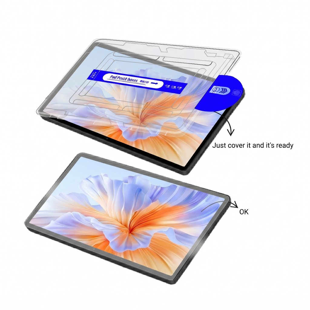 ฟิล์มกระจก พร้อมบล็อคติดตั้ง สำหรับ ออเนอร์ แพด วี9 Use For Honor Pad V9 (11.5)