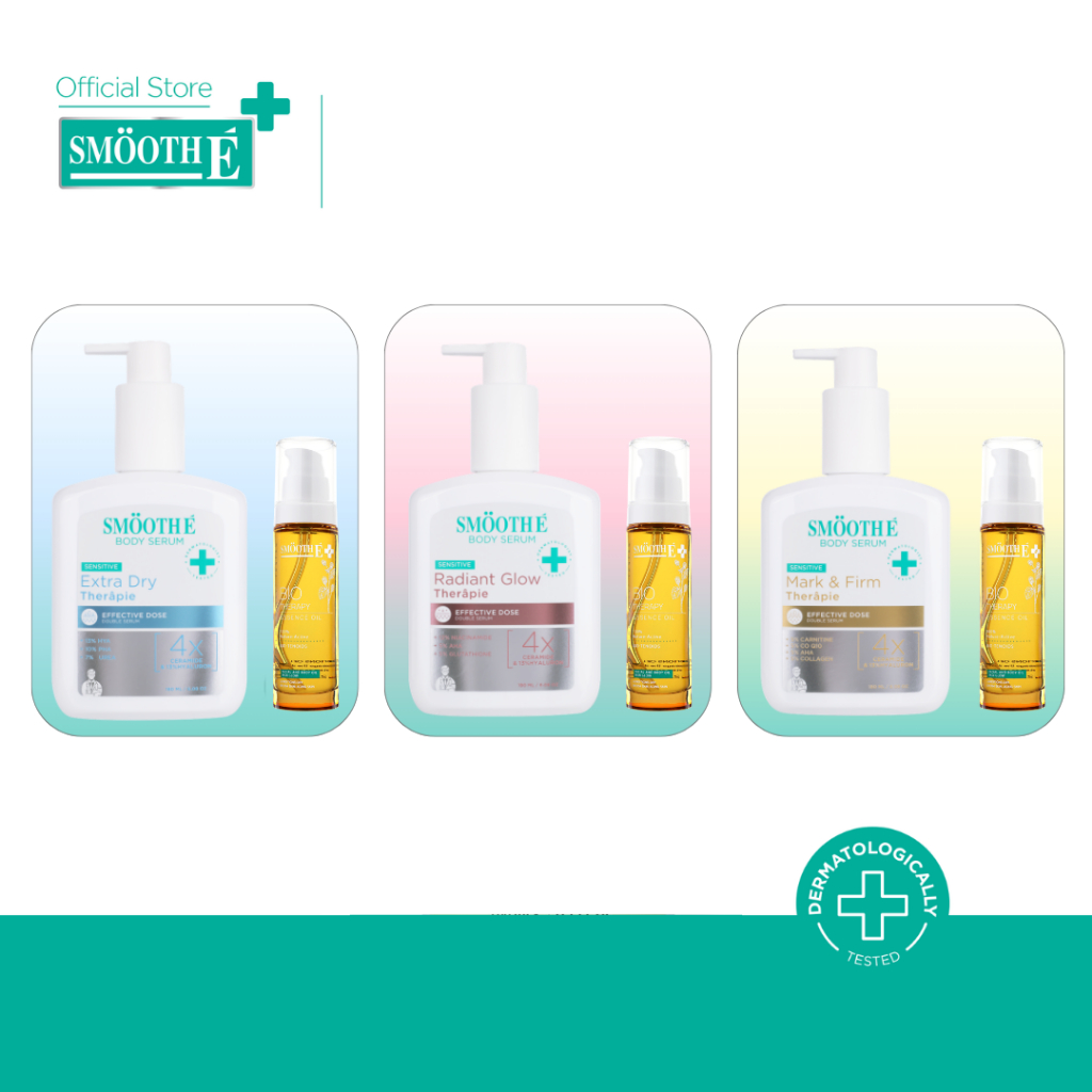 [แพ็คคู่สุดคุ้ม] Smooth E Best Option Therapie Effective Dose Double Serum