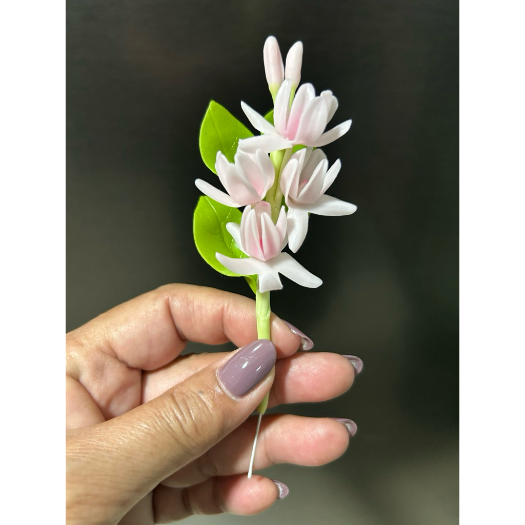 ดอกเล็บมือนางดินปั้นปลายลวด 1“1/4”*4“