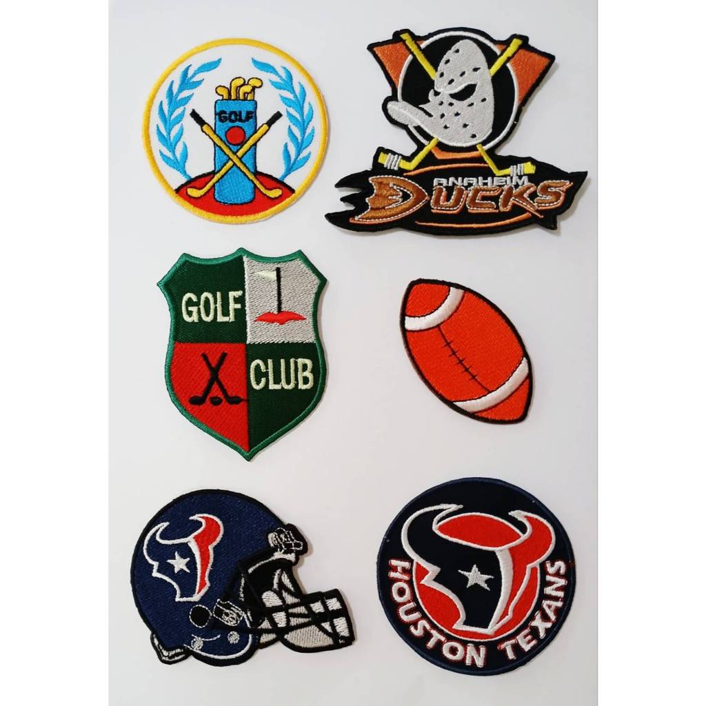 อาร์ม ตัวรีดติดเสื้อ อาร์มปัก Patch ตกแต่งเสื้อผ้า #Golf#รักบี้#NFL Houston Texans#Green Bay Packers