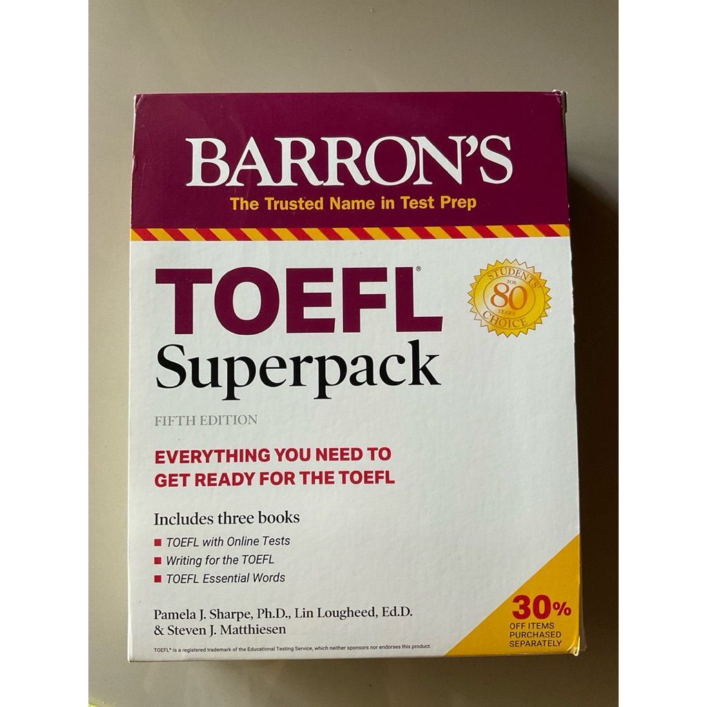 BARRON'S TOEFL IBT SUPERPACK (5TH ED.)