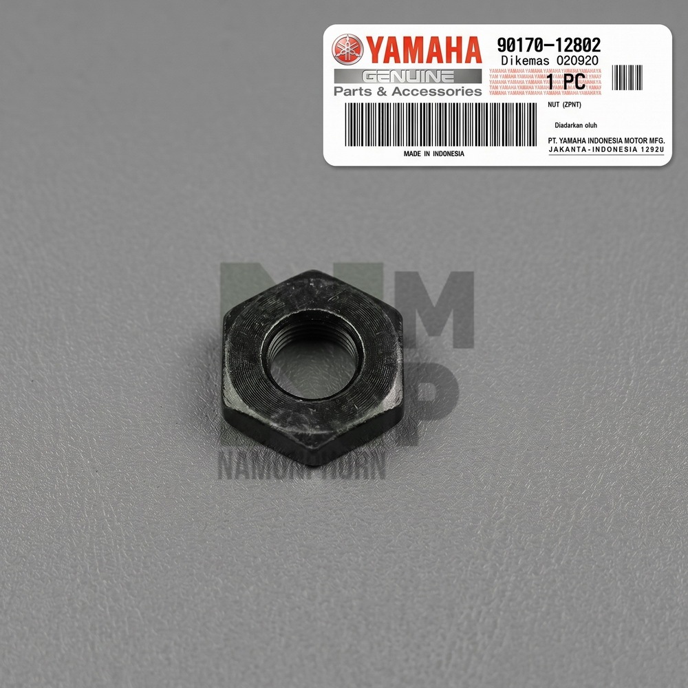 น๊อตชามหลัง น๊อตชามคลัทช์หลัง น๊อตชามครัทช์นอก FAZZIO Q-BIX FINO 125I GT125 แท้ YAMAHA HOUSING CLUTCH NUT  70