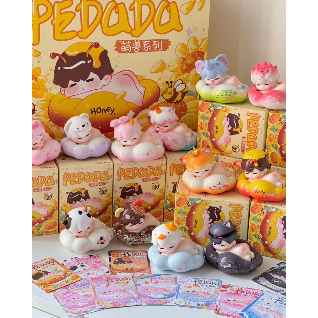 (ย149)โมเดล : Pidudu V3 Cloud Papa Cute Animal Series Blind Box