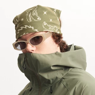 Wolfpack Bandana ผ้าโพก ลายหมาป่า ผ้าโพกอเนกประสงค์ ผ้าคอตตอน CAMPER BOYS