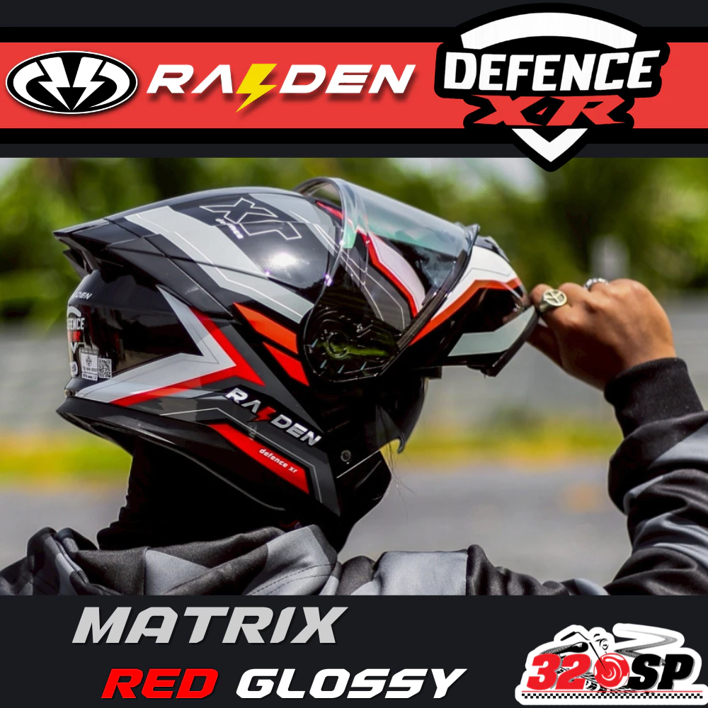 หมวกกันน็อคยกคาง RAIDEN DEFENCE XR / FX thumbnail 6