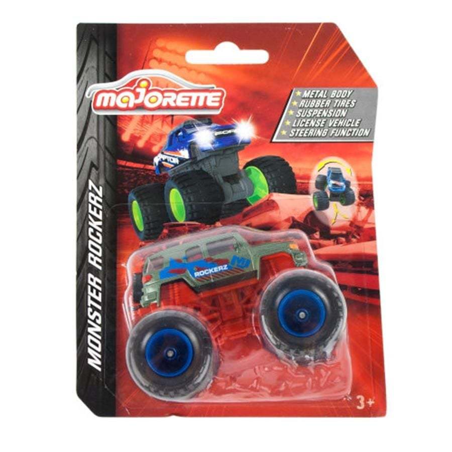 Majorette Monster Rockerz - Toyota FJ Cruiser โมเดลรถเหล็กบิ๊กฟุต (งานนอกแพ็ค) ลิขสิทธิ์แท้ รถของเล่น ของสะสม ล้อใหญ่