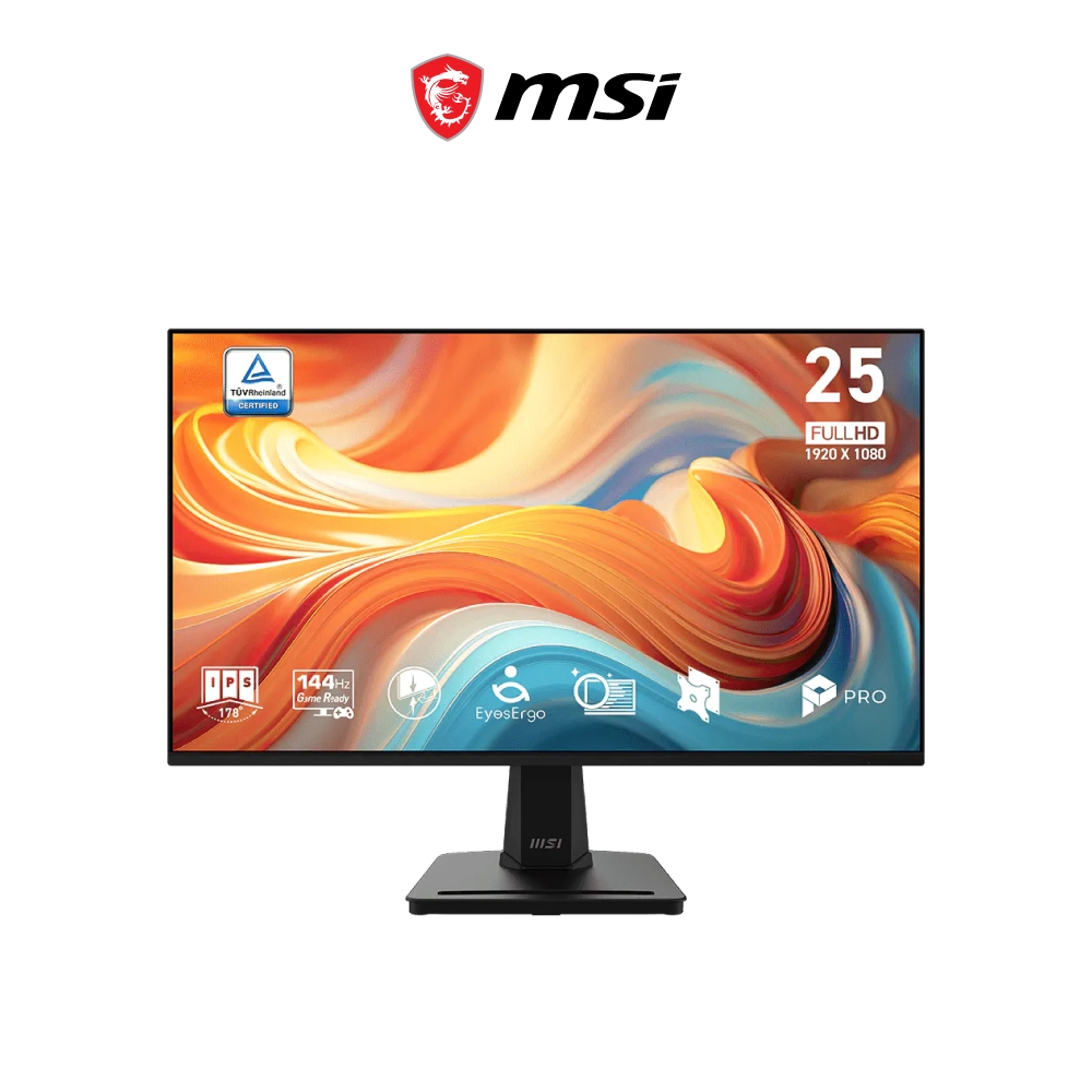MONITOR (จอมอนิเตอร์) MSI PRO MP251 E14L 144HZ 24.5''