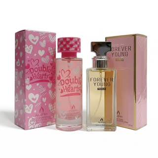 โปรคู่2ขวด ALORA Double Hearts EDP 100ML น้ำหอมผู้หญิง กลิ่นช็อคโกแลต หอมหวาน -3258