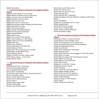 USB MP3 Flash Drive แฟลชไดร์ฟ เพลงสากล เก่าๆ Oldies ยุค 70's 80's 90's Vol.1 (467 เพลง) สารบัญเพลงอยู่ในรูปด้านล่าง