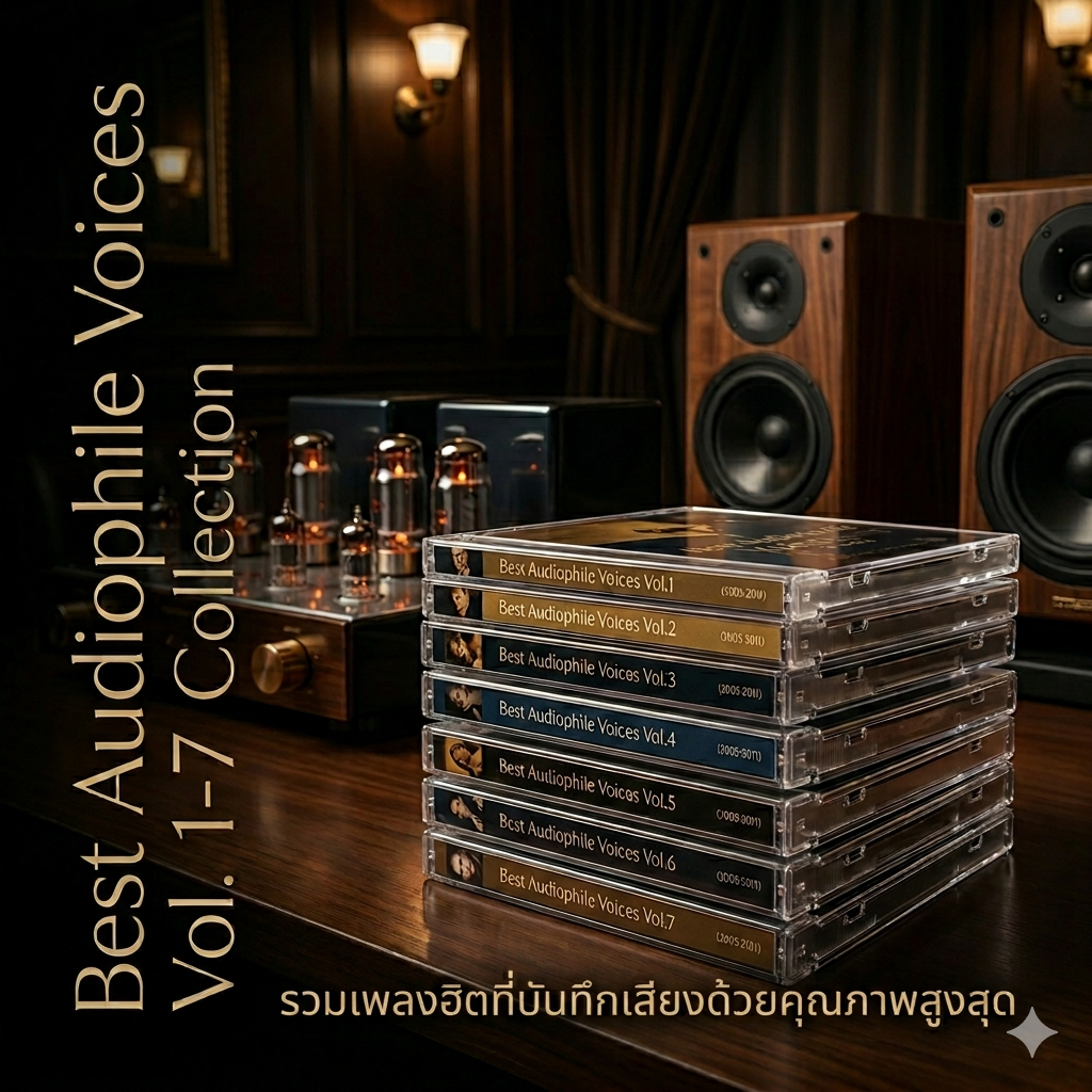 USB MP3 Flash Drive แฟลชไดร์ฟ เพลงสากล Best Audiophile Voices (Vol.1-7) รวมเพลงฮิตที่บันทึกเสียงด้วยคุณภาพสูงสุด