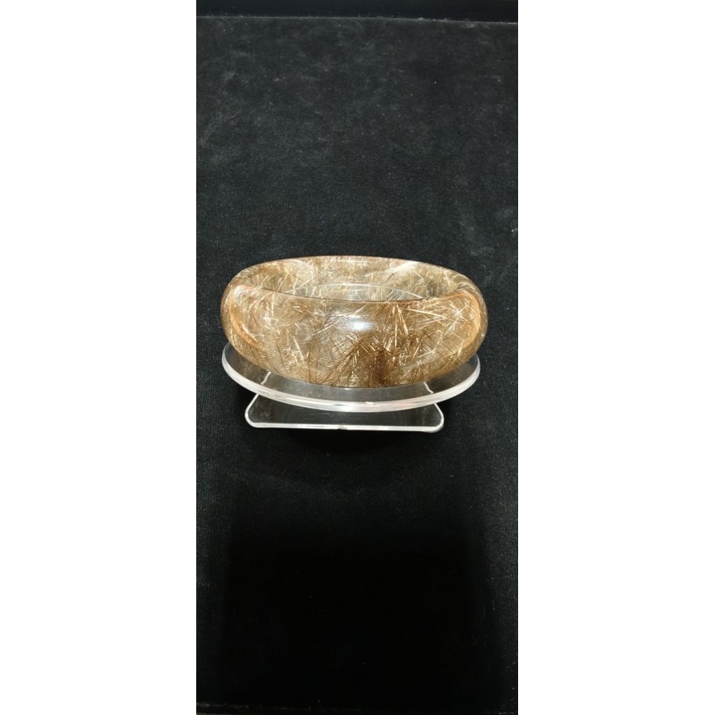 #กำไลหินไหมทอง(Rutile Quartz) รหัสb-019