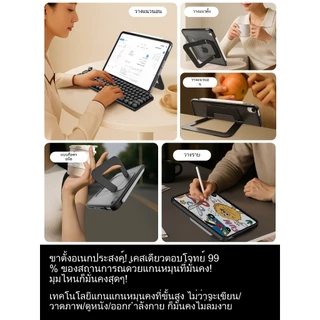 เปลือกวงเล็บ case with bracket วางตั้งวางนอนได้ สำหรับ เคสไอแพด gen11 iPad gen10 10.9'' 11'' iPad Pro18-22 gen9/8/7