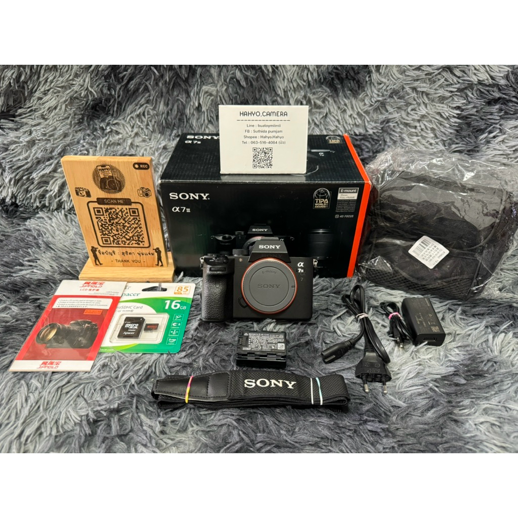 Sony A7 III กล้องมิเรอร์เลส Full-frame 24.2MP BSI-CMOS