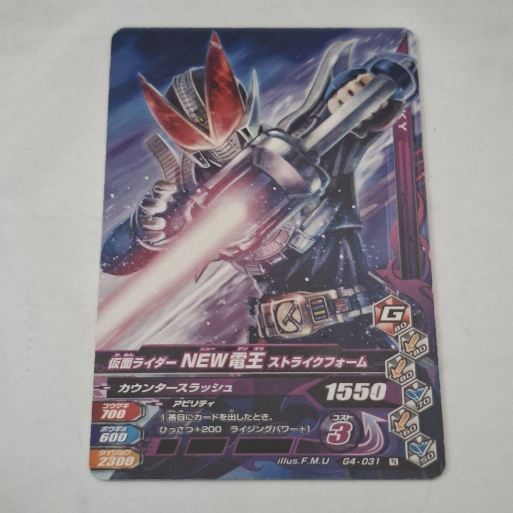 [Kamen Rider Ganbarizing] Kamen Rider New Den-O Strike Form G4-031 N [มือสอง]