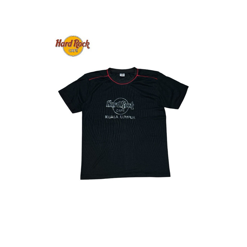 Hard Rock Cafe Kuala Lumpur เสื้อยืดสีดำ อก 44