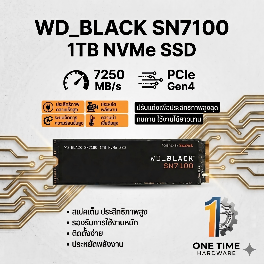 WD Black SN7100 1TB SSD M.2 NVMe/PCle 4.0