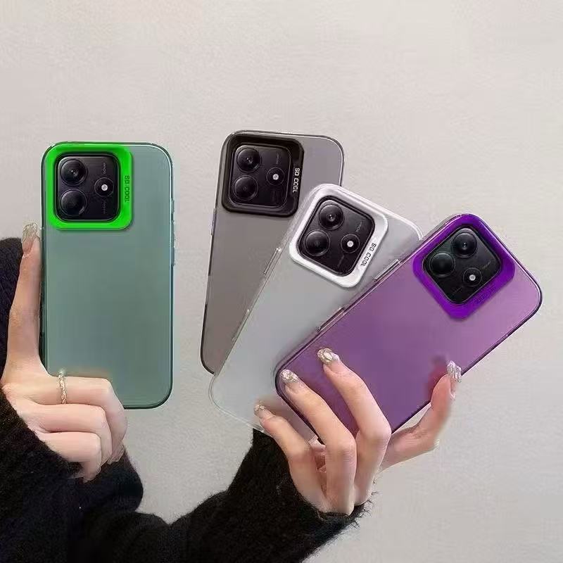เคส ผิวด้าน IMD ใช้สำหรับรุ่น Oppo Realme C61 C53 C61 C63 Note50 Note60 Note70 Note80 กันกระแทก