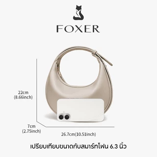 สินค้าคงคลัง ราคาพิเศษ FOXER กระเป๋าสะพายไหล่ กระเป๋ารักแร้ผู้หญิง หลายแบบ ใช้ทำงานประจำวัน