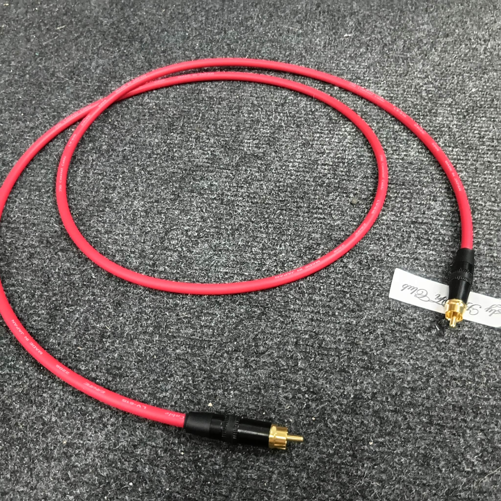 สายสัญญาณ Digital Coaxial 75 Ohm Canare LV-61S(MADE IN JAPAN)แบบ 1 เส้นสำหรับสัญญาณ Digital เท่านั้น