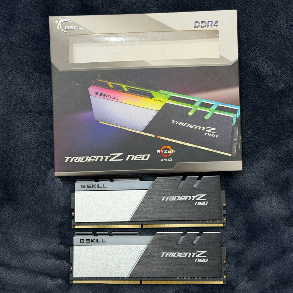 16GB (8GBx2) DDR4 3600MHz G.SKILL TRIDENT Z NEO (F4-3600C18D-16GTZN) (แรมพีซี) Memory RAM (หน่วยความ