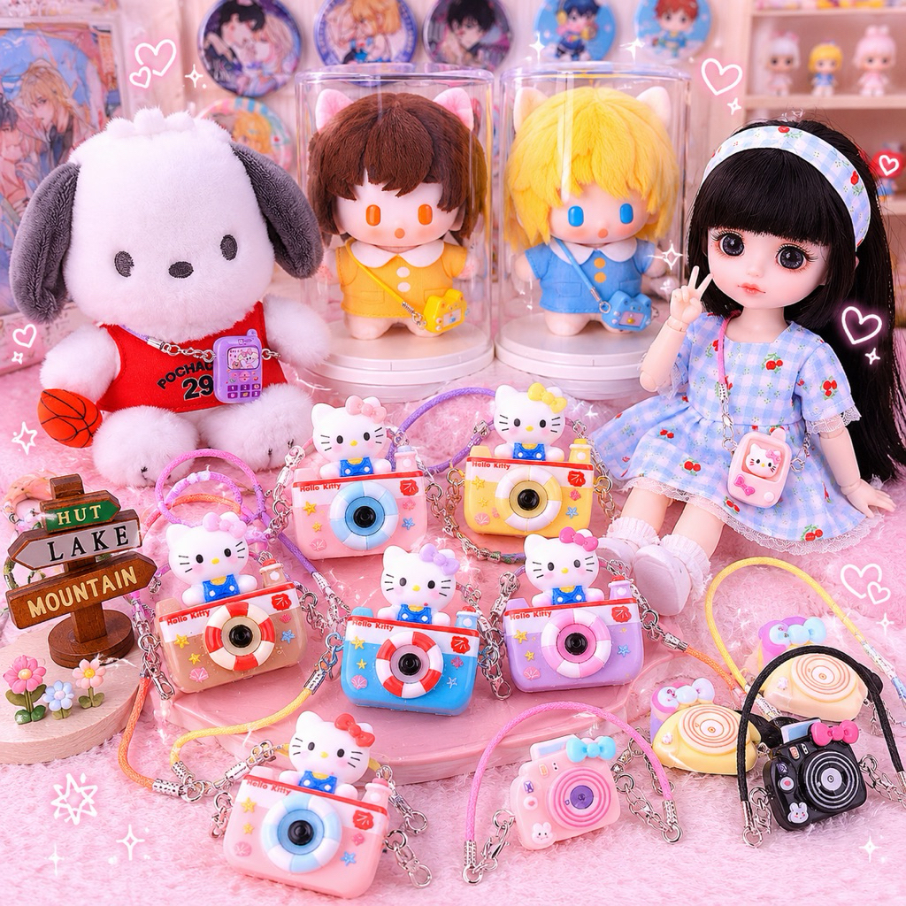 (Link 1) สายคล้องเรซินตกแต่งตุ๊กตา เรซินน่ารักๆ