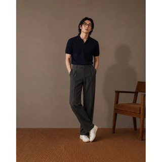 MADWORLD STUDIO / REGULAR FIT TROUSERS กางเกงทรงกระบอกตรงเอวสูง