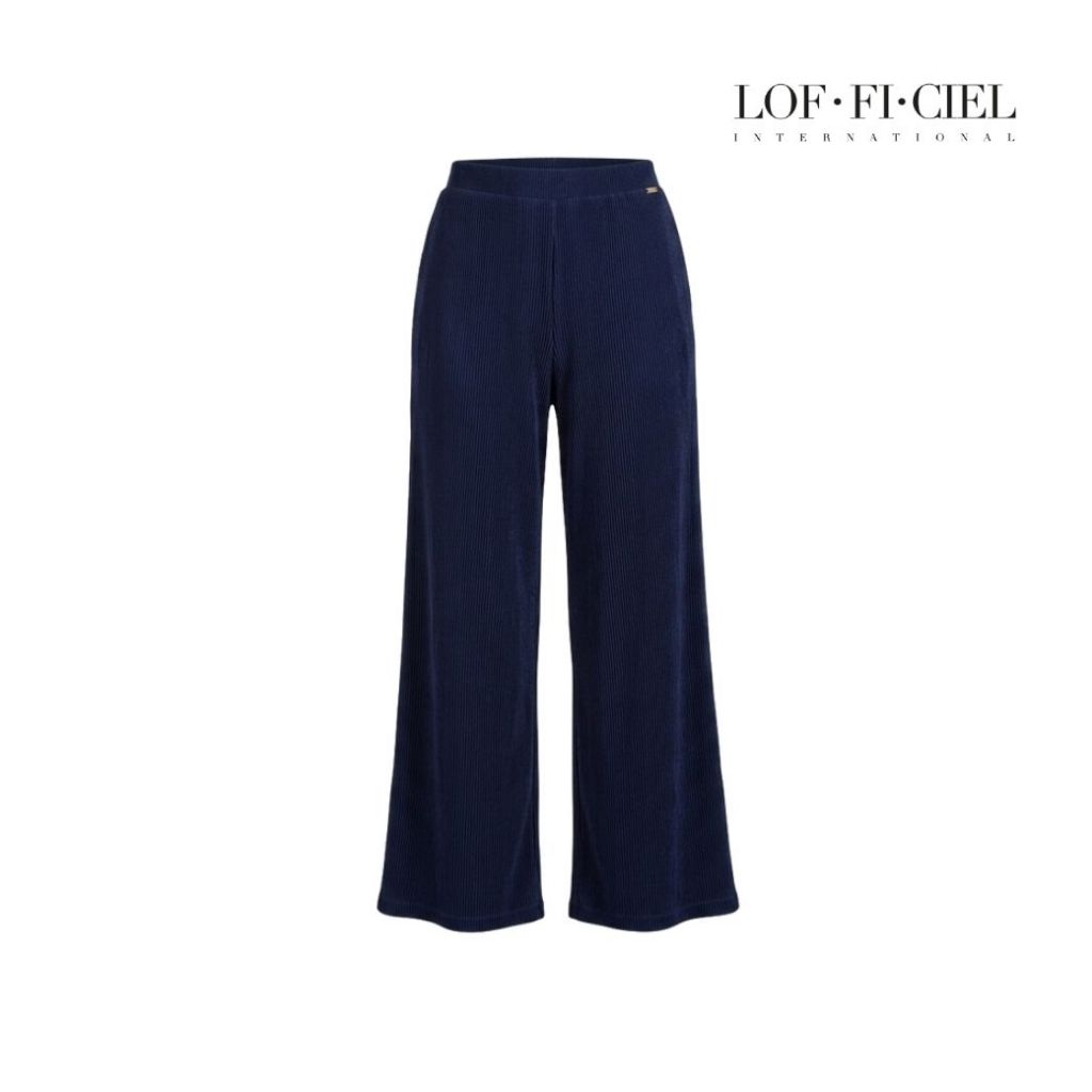 LOF-FI-CIEL กางเกง กางเกงขายาว สีกรม  Pants Simple cord Navy F9YUNV