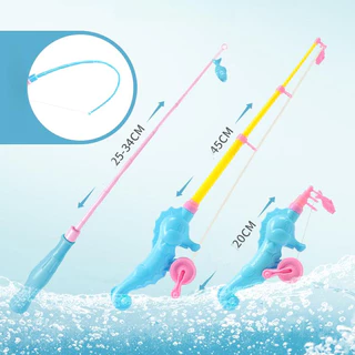 🎣ของเล่นตกปลาแม่เหล็ก อุปกรณ์ครบชุด60ชิ้น ชุดตกปลาของเล่น ของเล่นเสริมทักษะ แถมฟรี สูบลม