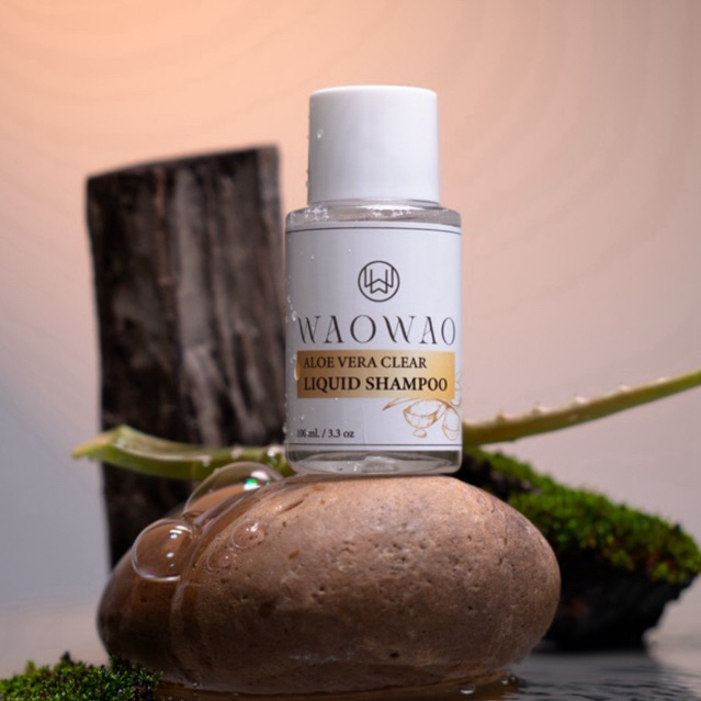 WAO WAO ALOE VERA CLEAR LIQUID SHAMPOO
