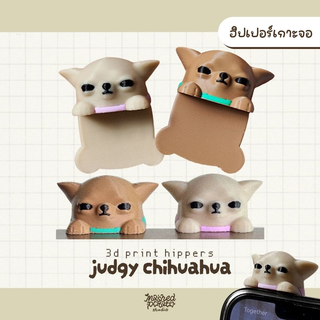 JUDGY HIPPER - CHIHUAHUAS ฮิปเปอร์ชิวาว่า หมาจั๊ดจ์ รุ่นเกาะจอ