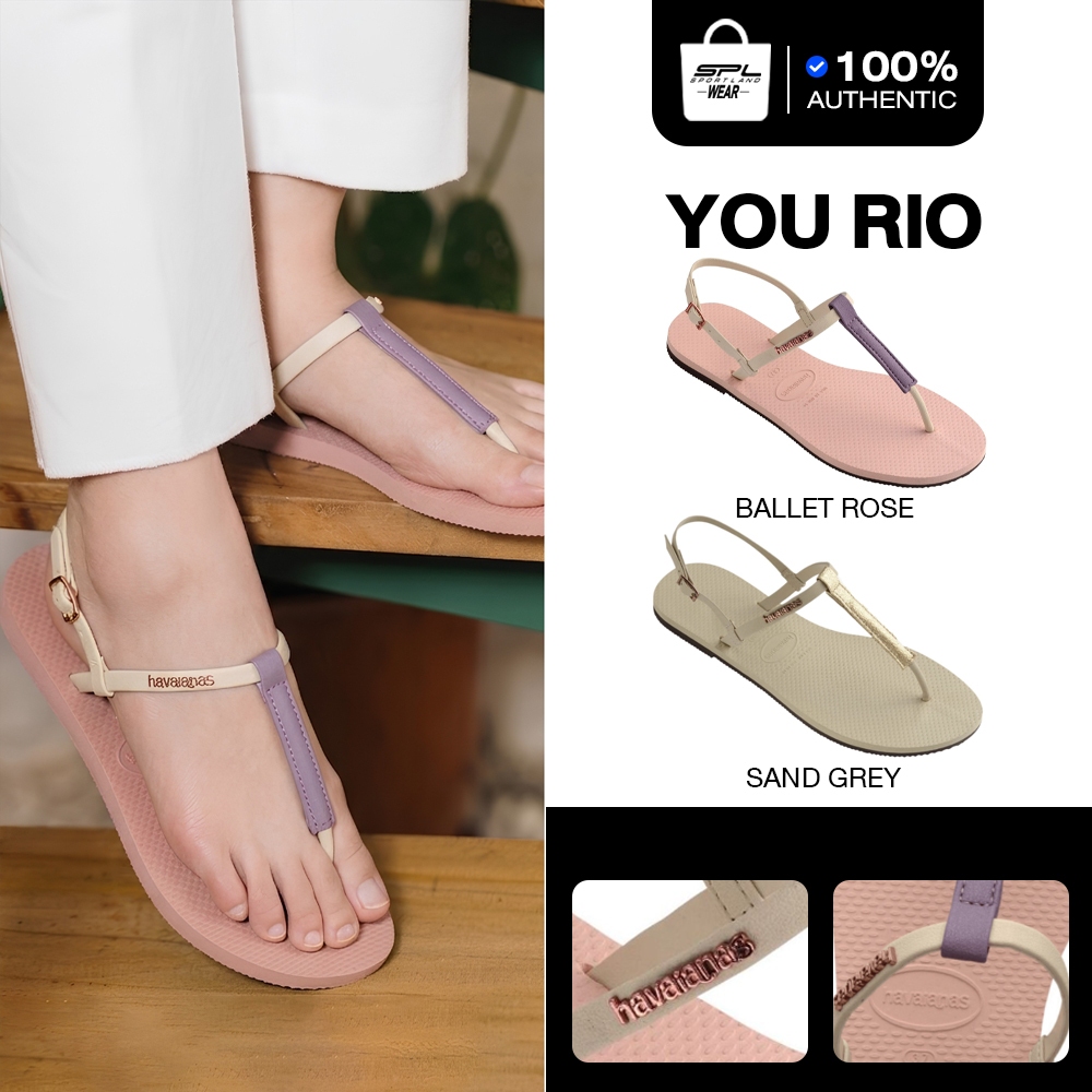 Havaianas Collection ฮาวายานัส รองเท้าแตะ รองเท้ารัดส้น You Rio FC 4146078-0090 / 4146078-0154 / 414