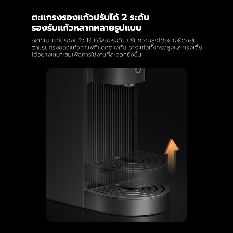 Xiaomi mijia Capsule coffee machine S1 เครื่องชงกาแฟแบบแคปซูล แถมฟรี ปลั๊กแปลง รูปที่ 6