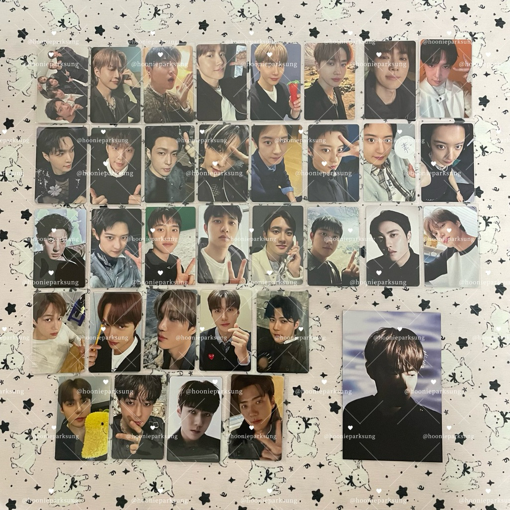 กดขั้นต่ำ70.-‼️ พร้อมส่ง การ์ดแท้ photocard exo ซูโฮ เลย์ ชานยอล ดีโอ ไค เซฮุน SUHO LAY CHANYEOL D.O. KAI SEHUN