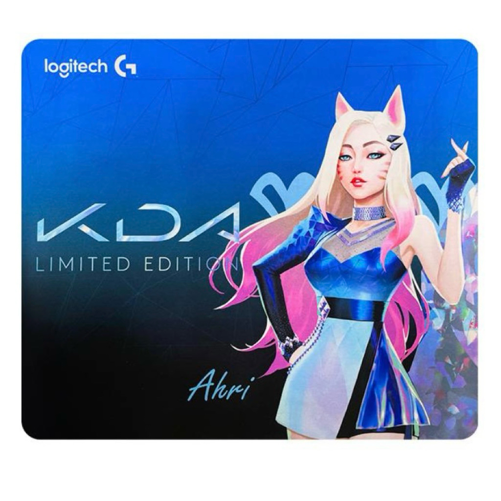 แผ่นรองเมาส์ Mouse pad Logitech KDA Ahri Evelynn
